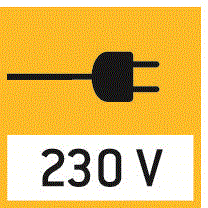 Napájecí zdroj: Zabudovaný ve váze. 230V/50Hz v EU provedení. Na objednávku i standard GB, AUS nebo USA. 230V zdroj