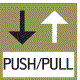 Měřicí zařízení měří napětí a tlak PUSH/PULL